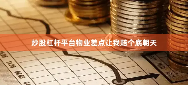 炒股杠杆平台物业差点让我赔个底朝天